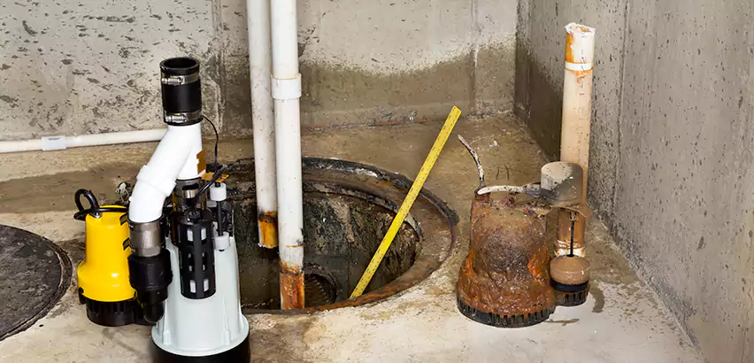 Installing Sump Pump in Finished Basement in Wabash, IN
